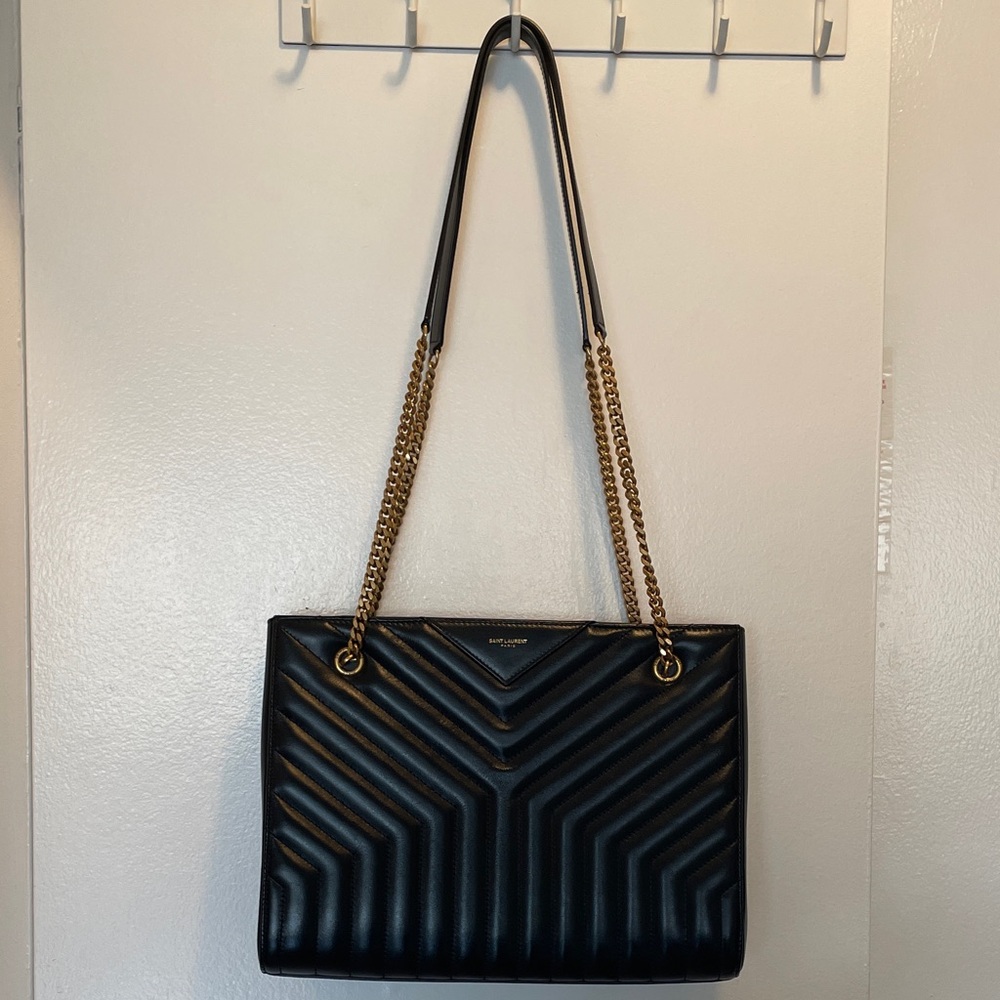 Saint Laurent Black Tribeca shoulder bag